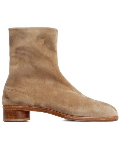 Maison Margiela Tabi Block Heeled Boots - Brown