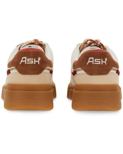 Ash Sneaker With Logo - Brown