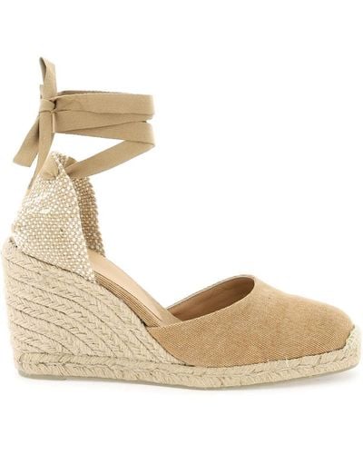 Castañer Castaner Carina Wedge Espadrilles - Metallic