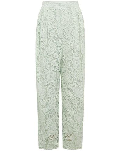 Dolce & Gabbana Lace Trousers - Green
