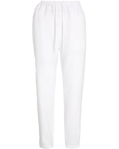 Tommy Hilfiger Tapered Casual Pants With Laces - White