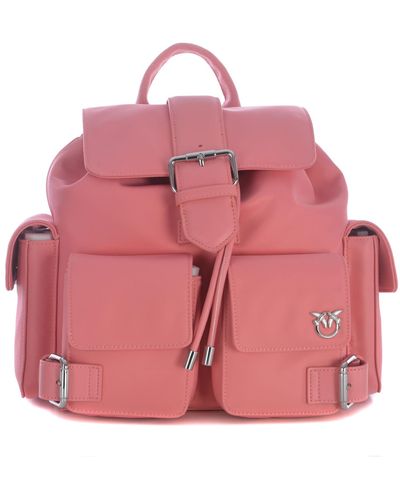 Pinko Backpack Poketbackpack Made Of Nylon - Pink