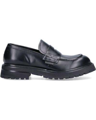 Premiata Leather Loafers Loafers - Black