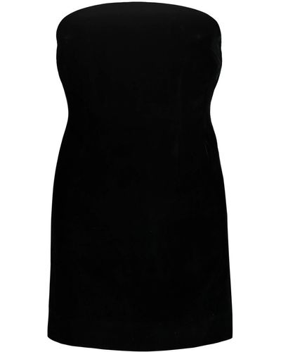 Wardrobe NYC Velvet Mini Dress - Black