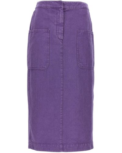 Max Mara Cardiff Skirt - Purple