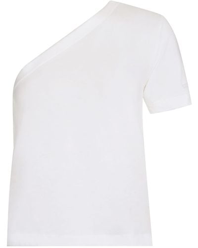 Calvin Klein One-Shoulder Top - White
