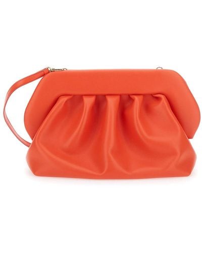 THEMOIRÈ Clutch Bag With Magnetic Closure - Red