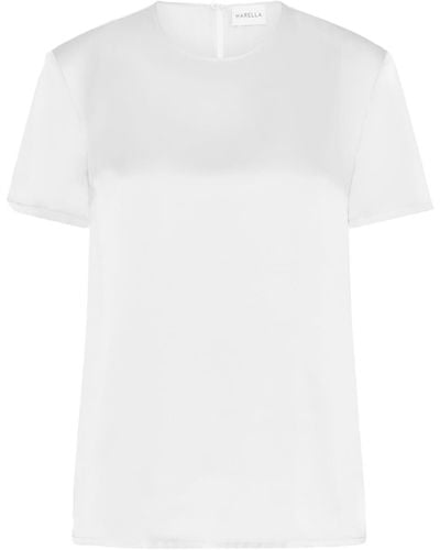 Marella Silk T-Shirt - White