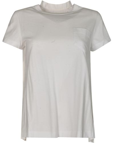 Sacai Pocket Chest T-Shirt - Grey