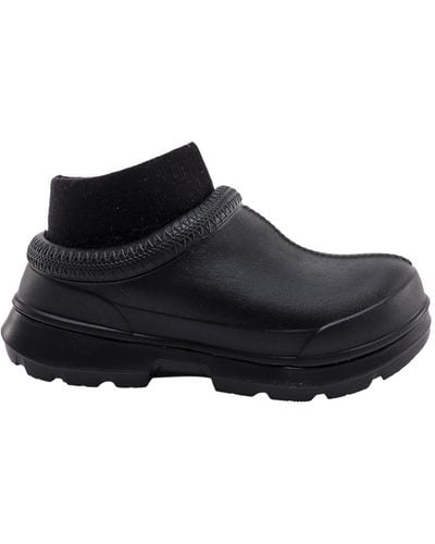 UGG Tasman X Sock-lined Rubber Rain Slippers - Black
