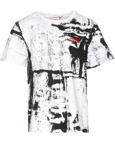 Alexander McQueen Graphic Printed T-shirt - White