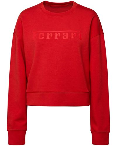 Ferrari Viscose Blend Sweatshirt - Red