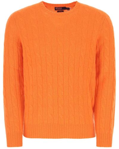 Polo Ralph Lauren Cashmere Jumper - Orange