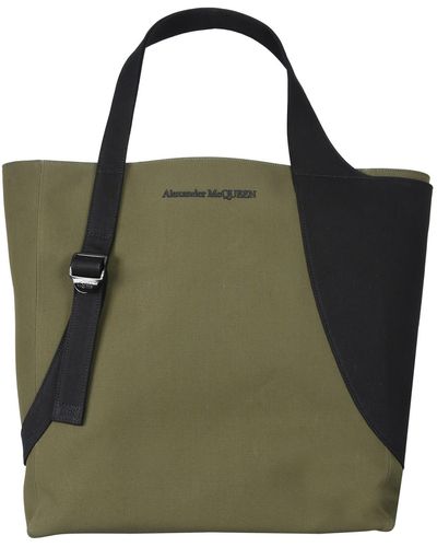 Alexander McQueen Harness Tote Bag - Green