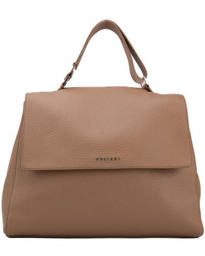 Orciani Sveva Soft Large Bag - Brown