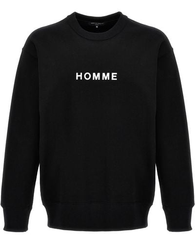 Comme des Garçons Logo Print Sweatshirt - Black