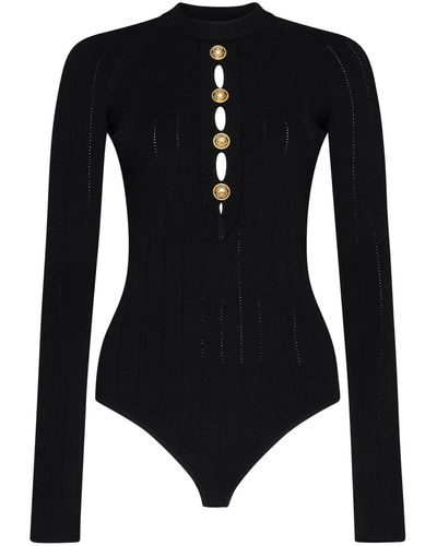 Balmain Body In Viscose - Black