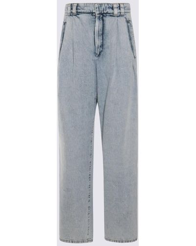 Brunello Cucinelli Light Cotton Trousers - Grey