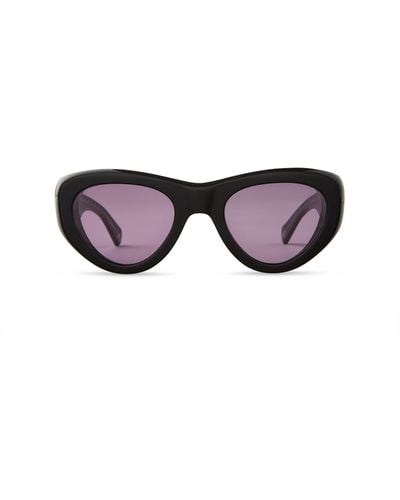 Mr. Leight Reveler S-Pewter Sunglasses - Purple