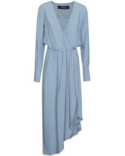 FEDERICA TOSI Long Sleeve Dress - Blue
