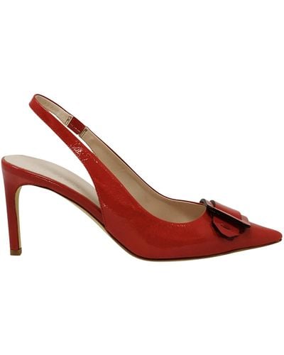 Roberto Del Carlo Roberto 11508 Red Patent Leather Vetro Court Shoes