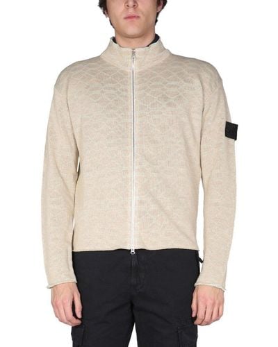 Stone Island Shadow Project Knit Jacket - Natural