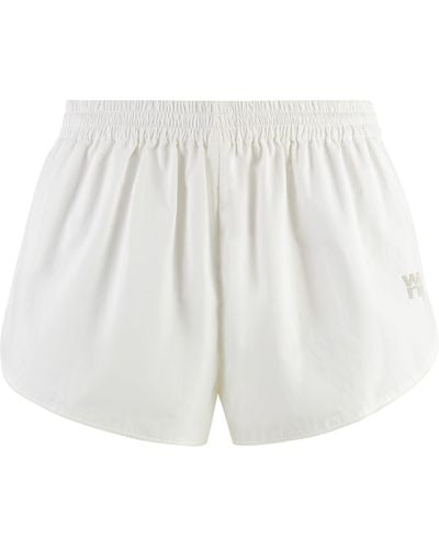 Alexander Wang Techno Fabric Shorts - White