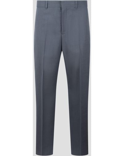 Dior Regular-Fit Trousers - Blue