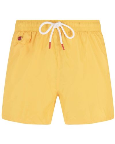 Kiton Swim Shorts - Yellow