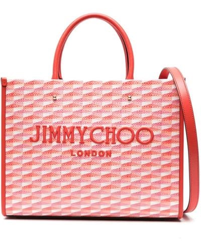 Jimmy Choo Avenue M Tote Bag - Pink