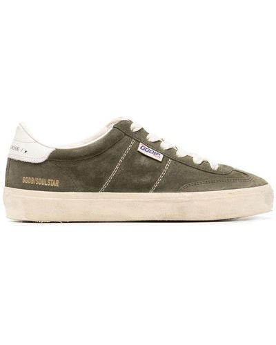 Golden Goose Soul Star Lace-Up Trainers - Green