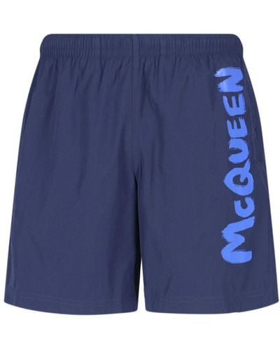 Alexander McQueen Trunks - Blue