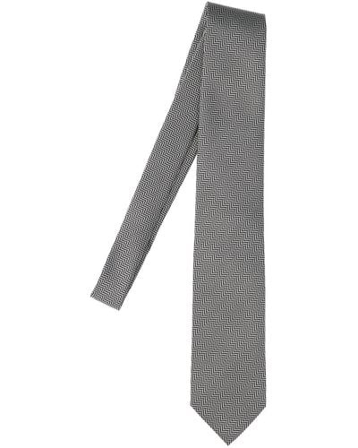 Tom Ford Striped Tie - Gray