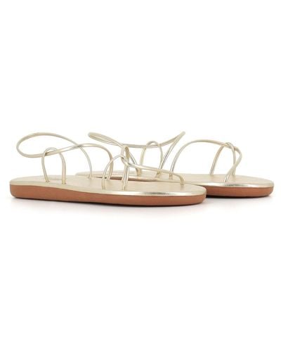 Ancient Greek Sandals Sandal Proorismos - White