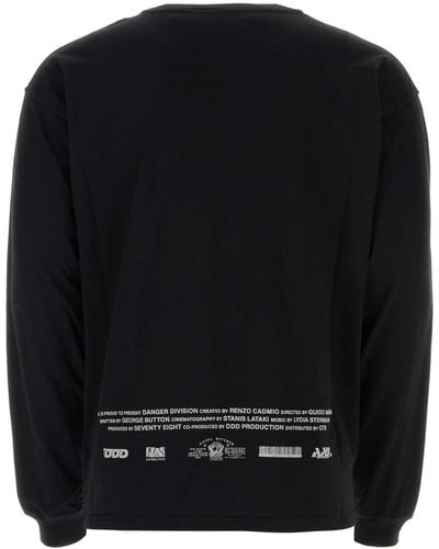 DIESEL Cotton T-Shirt - Black