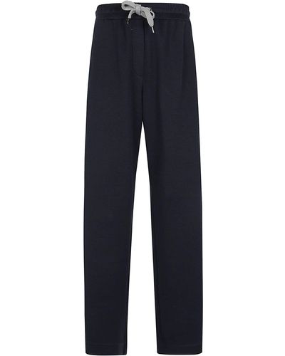 Brunello Cucinelli `S Sports Trousers - Blue