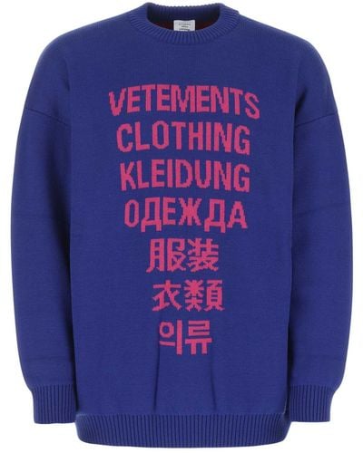 Vetements Knitwear - Blue