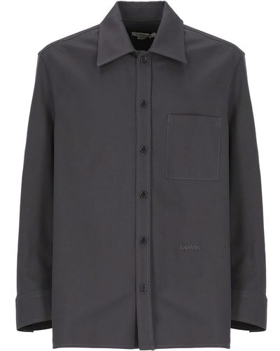 Lanvin Shirts Gray - Black