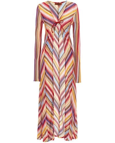 Missoni Long Knit Cover-Up - Red