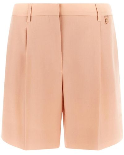 Burberry Tailored Shorts - Natural