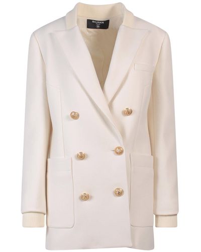 Balmain Coat - White