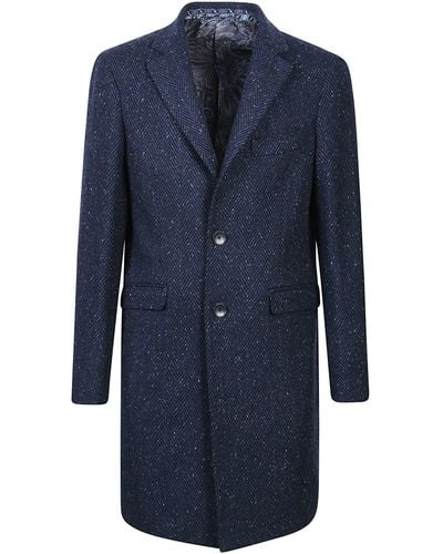 Etro Semi-Traditional Regular Coat - Blue
