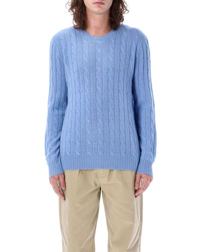 Polo Ralph Lauren Cable-Knit Sweater - Blue