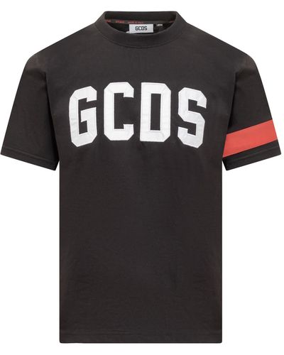 Gcds T-shirt With Logo - Black