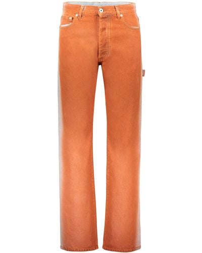 Heron Preston 5-Pocket Jeans - Orange