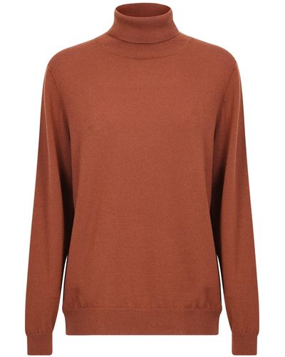 Zanone Cashmere Wool Sweater - Brown