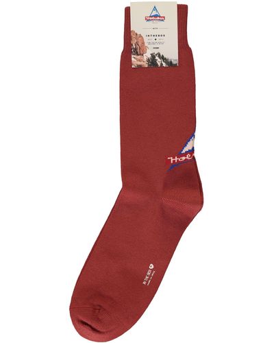 Holubar Cotton Socks - Red