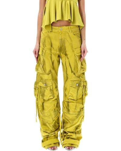 The Attico Fern Long Trousers - Yellow