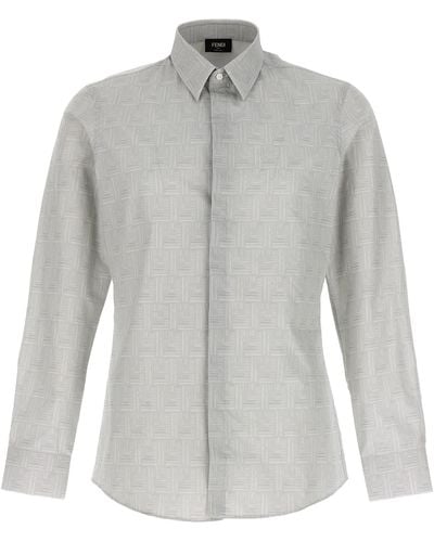 Fendi Shadow Shirt, Blouse - Gray