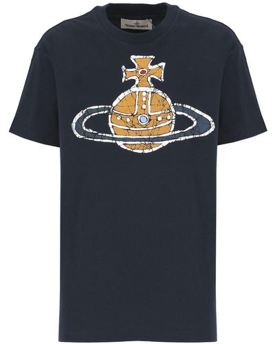 Vivienne Westwood T-shirts And Polos Blue - Black